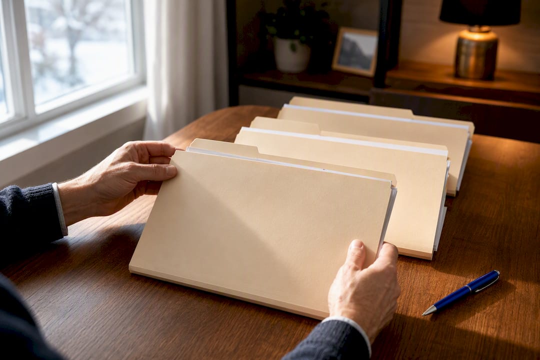 1789139350271 Hands Organizing Beneficiary Account Records