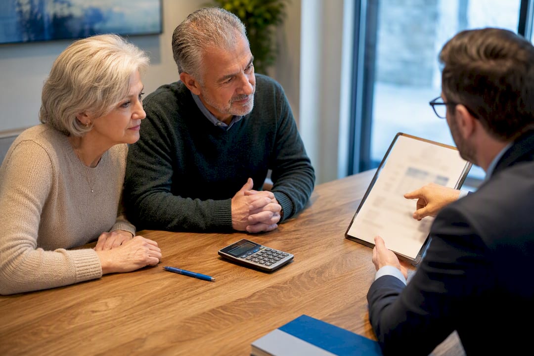 1789648391740 Couple Reviewing Retirement Income Timing Options