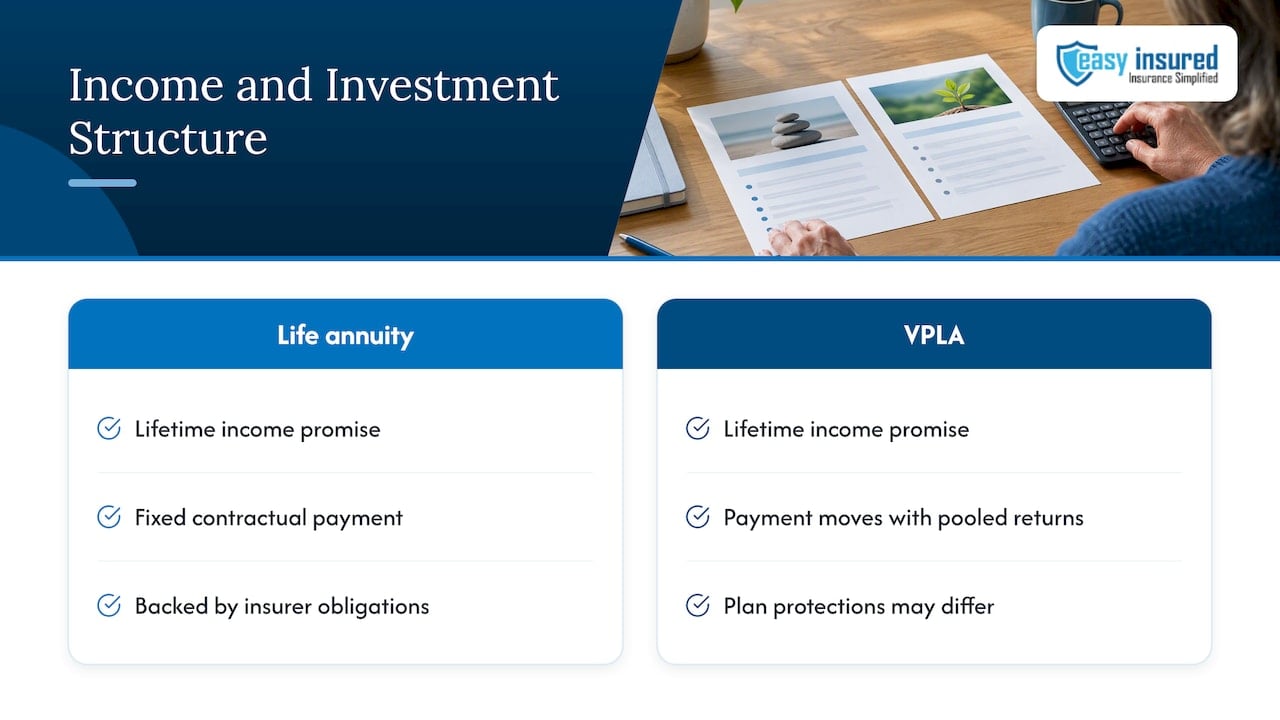 How a Variable-Payment Life Annuity Changes the Math — overview diagram
