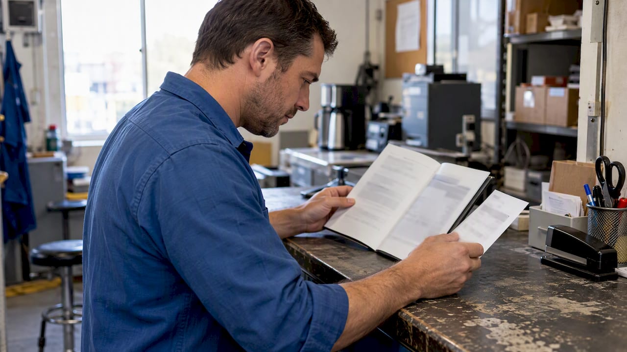 1792051880347 Owner Reviewing Workplace Disability Coverage Documents
